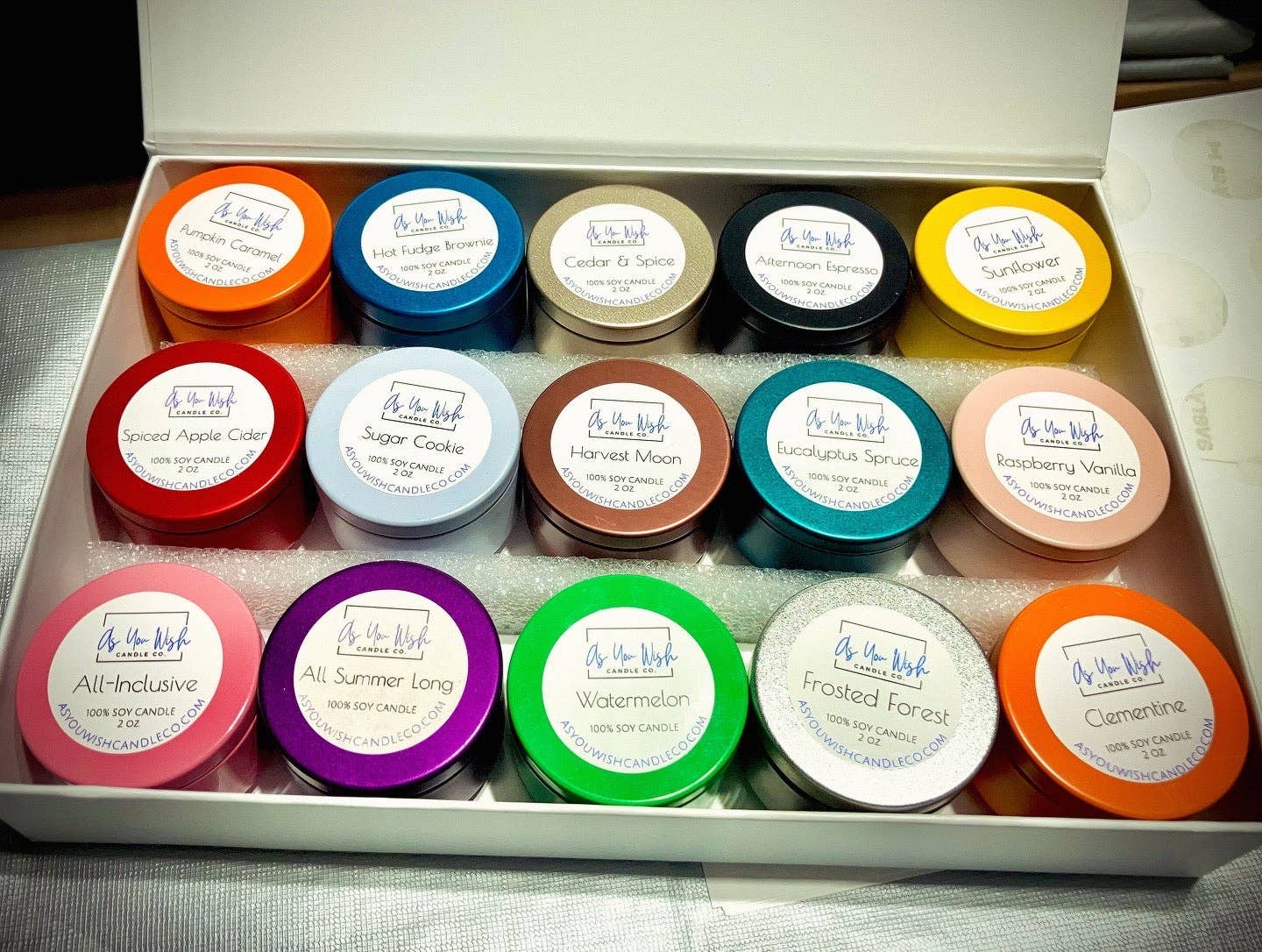 2 oz. ‘Mini’ Soy Candle Tin