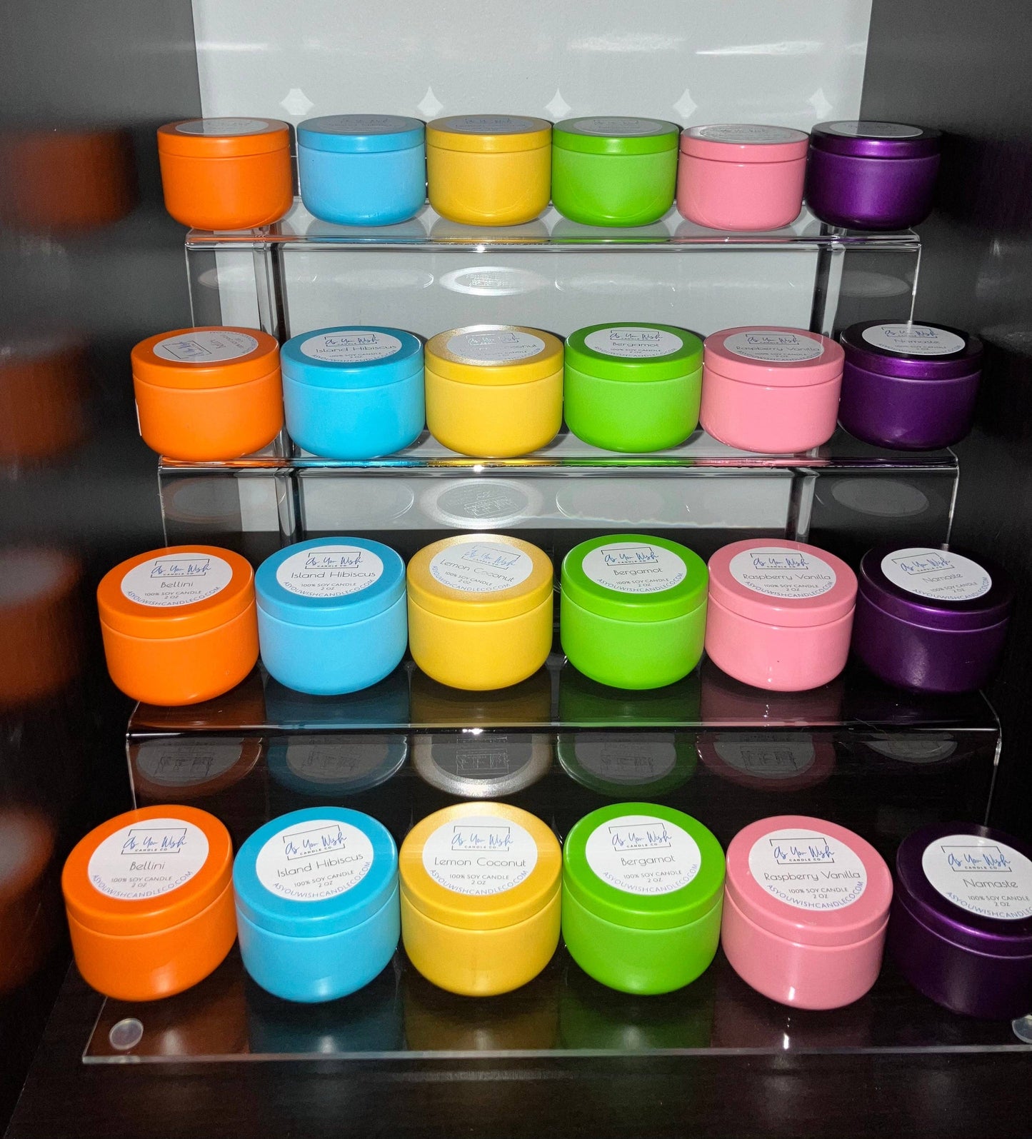 2 oz. ‘Mini’ Soy Candle Tin